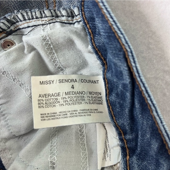 Nine West Curvy Straight  cotton blend denim Blue jeans size 4 - Picture 10 of 16